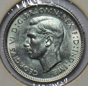 Australia 1942 D 6 Pence Kangaroo animal 193644 combine shipping