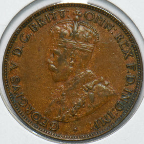 Australia 1934 Georgivs V 1/2 Penny 192147 combine shipping