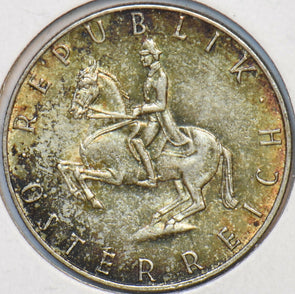 Austria 1961 5 Schilling Horse animal 194623 combine shipping
