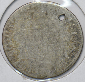 Peru 1793 2 Reales Lion animal 294533 combine shipping