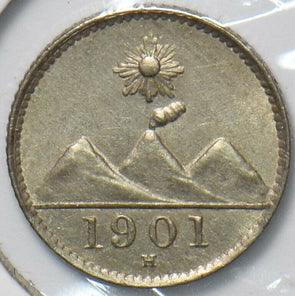 Guatemala 1901 H 1/4 Real 193217 combine shipping