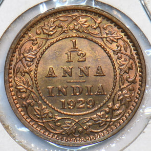 India British 1929 1/12 Anna BU 194936 combine shipping