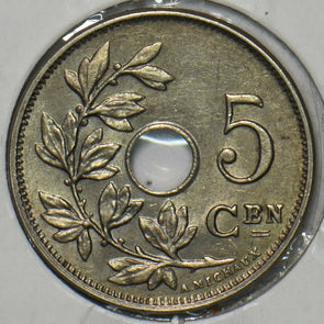 Belgium 1914 5 Centimes AU - BU 195895 combine shipping