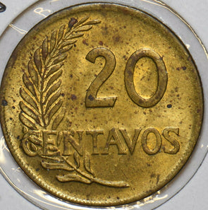 Peru 1965 20 Centavos 297629 combine shipping