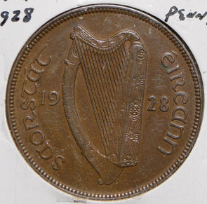 Ireland 1928 Penny Hen with chicks animal  150163 combine shipping