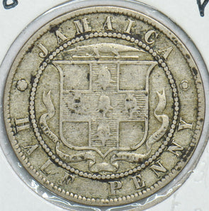 Jamaica 1890 1/2 Penny VF 904678 combine shipping