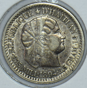 Haiti 1894 10 Centime  290406 combine shipping
