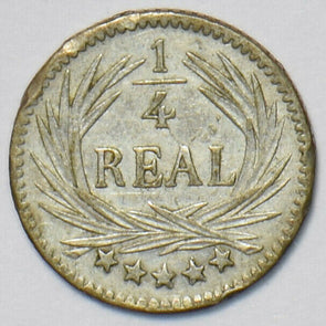 Guatemala 1895 1/4 Real 194073 combine shipping