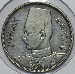 Egypt 1937 AH1356 10 Piastres 292707 combine shipping