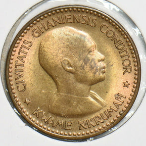 Ghana 1958 1/2 Penny 298430 combine shipping