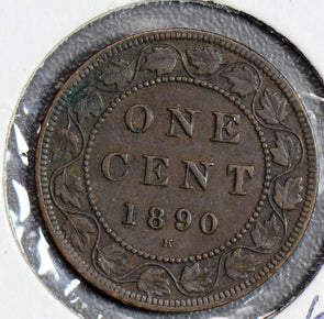 Canada 1890 H Large Cent CA0238 combine shipping