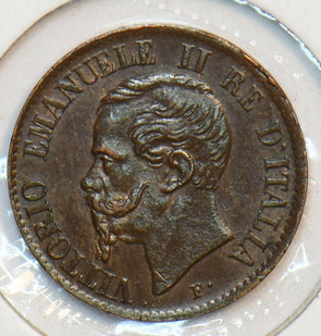 Italy 1867 M Centesimo 297144 combine shipping