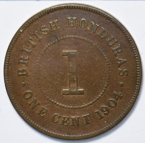 British Honduras 1904 Cent B0121 combine shipping