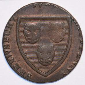 Great Britain 1795 Condor Token/Half Penny J. Lackington-Allen &Company “CHEAPES