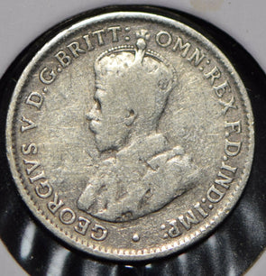 Australia 1919 3 Pence Kangaroo animal Emu  191466 combine shipping