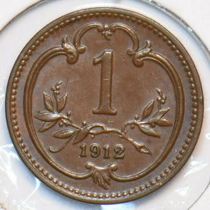 Austria 1912 Heller 151214 combine shipping