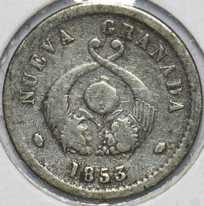 Colombia 1853 Decimo 192283 combine shipping