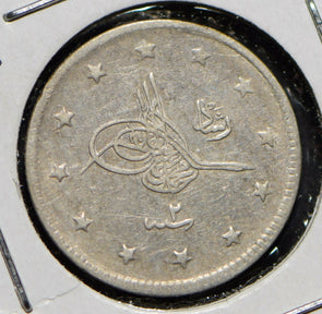 Turkey 1910 AH 1327 2 Kurush  191107 combine shipping