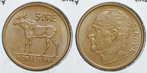 Norway 1964 5 Ore Elk 198556 combine shipping