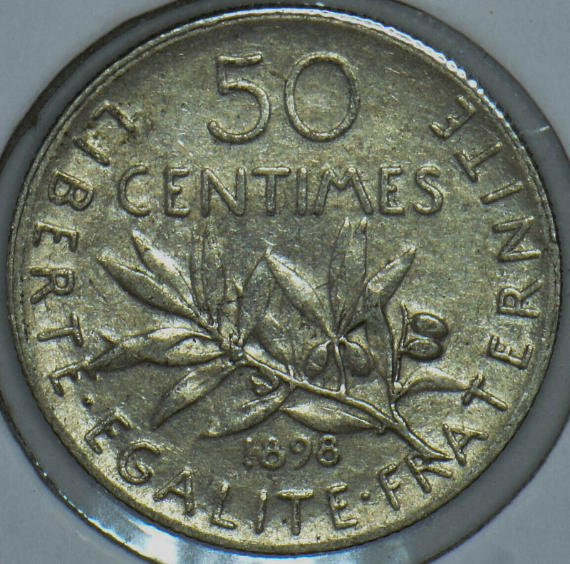 France 1898 50 Centimes 290781 combine shipping