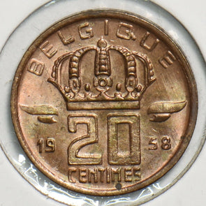 Belgium 1958 20 Centimes 0 197821 combine shipping