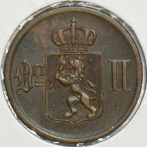 Sweden 1876 2 Ore 197700 combine shipping