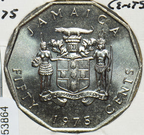 Jamaica 1975 50 Cents 153864 combine shipping