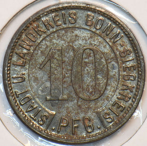 Germany 1919 10 Pfennig Coblenz 296464 combine shipping