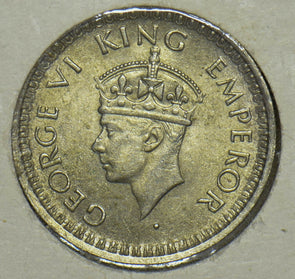 British India 1943 1/4 Rupee 190743 combine shipping