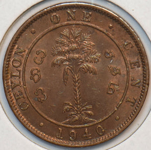 Ceylon 1940 Cent 296517 combine shipping
