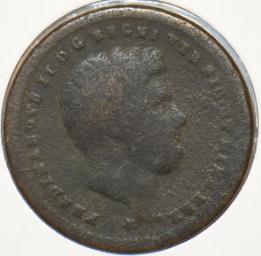 Italy 1843 2 Tornesi 902810 combine shipping