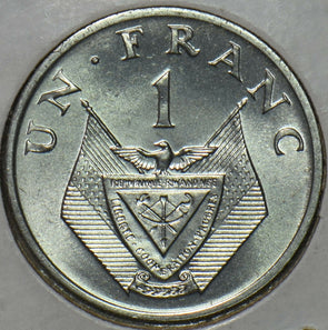 Rwanda 1969 Franc BU 297404 combine shipping
