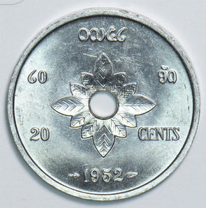 Laos 1952 20 Cents Elephant 298999 combine shipping