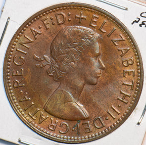 Australia 1959 Penny Kangaroo animal 240022 combine shipping