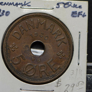 Denmark 1930 5 Ore  290357 combine shipping