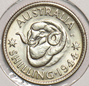 Australia 1944 S Shilling Merino ram 198975 combine shipping