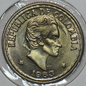 Colombia 1963 20 Centavos Eagle animal 196094 combine shipping