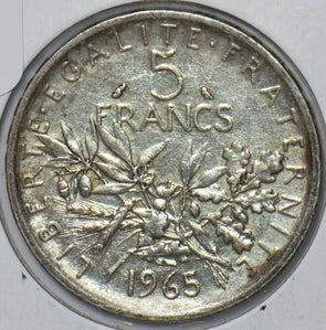 France 1965 5 Francs 194580 combine shipping