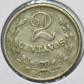 Colombia 1921 RH 2 Centavos 240424 combine shipping