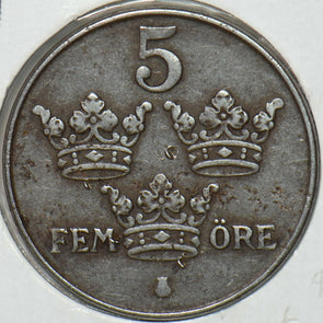 Sweden 1948 5 Ore 194201 combine shipping