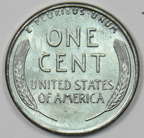 1943 Lincoln Wheat Cent Zinc Coated Steel Superb GEM BU U0316