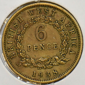 British West Africa 1938 6 Pence 152631 combine shipping