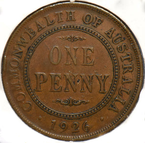 Australia 1926 Penny Georgivs V 490389 combine shipping