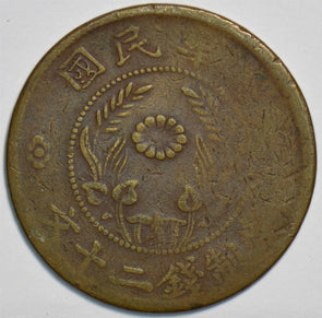China 1920 20 Cash HONAN 904246 combine shipping