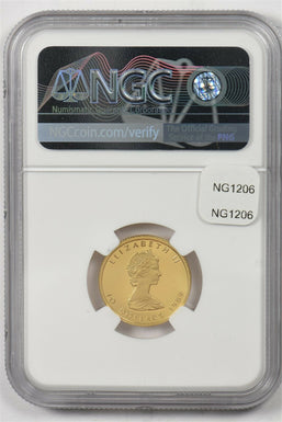 Canada 1989 10 Dollars gold NGC Proof 69 Ultra Cameo 0.25oz gold. Only 6998 mint