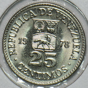 Venezuela 1978 25 Centimos 152689 combine shipping