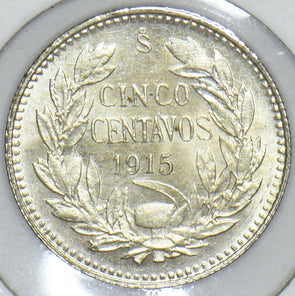 Chile 1915 5 Centavos Condor animal 291198 combine shipping