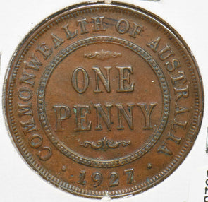 Australia 1927 Georgivs V Penny 292851 combine shipping