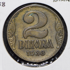 Yugoslavia 1938 2 Dinara  901068 combine shipping