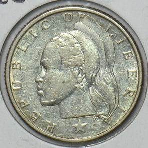 Liberia 1960 25 Cents 295672 combine shipping